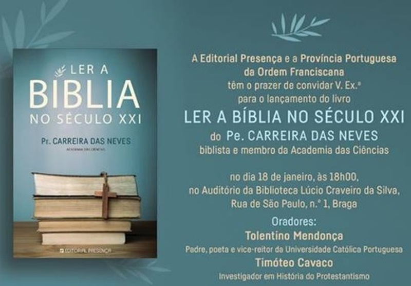 Braga: Apresentação de livro sobre a Bíblia no século XXI marca ... - Agência Ecclesia