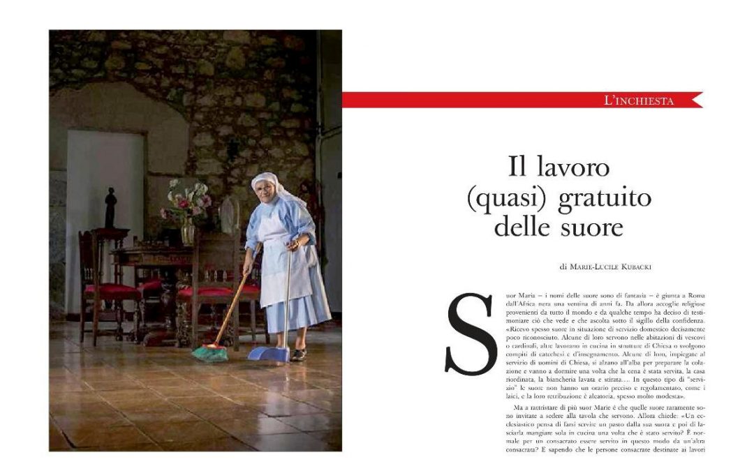 Vaticano: Revista questiona «trabalho (quase) gratuito» de religiosas em instituições católicas