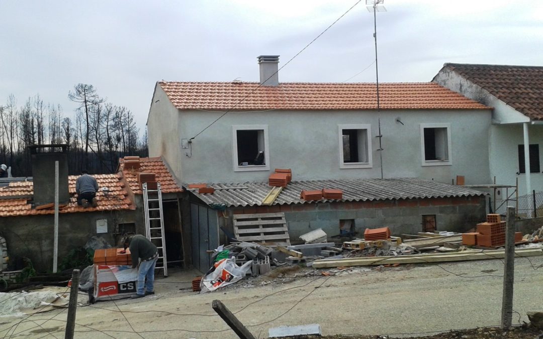 Incêndios: Cáritas já entregou 38 casas e vai reconstruir mais 33 até maio