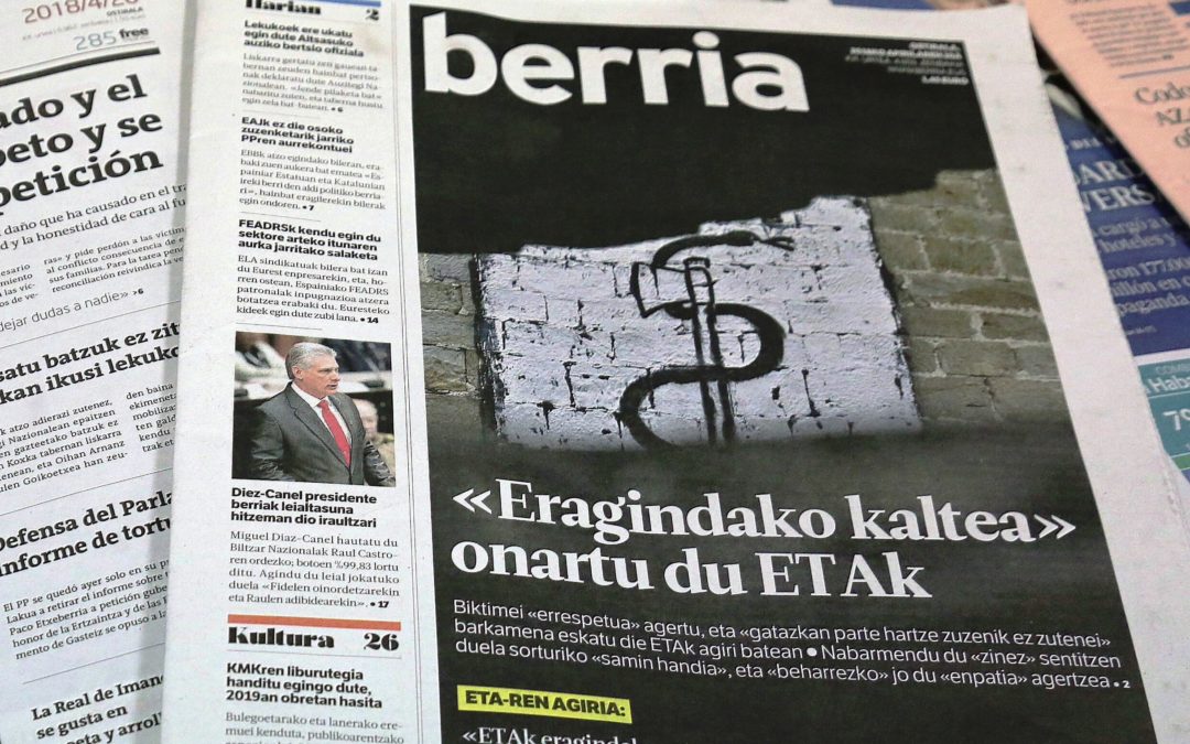 Espanha: Bispos do País Basco reagem ao pedido de desculpa da ETA