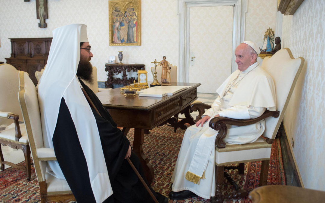 Vaticano: Papa recebeu patriarca ortodoxo da República Checa e Eslováquia